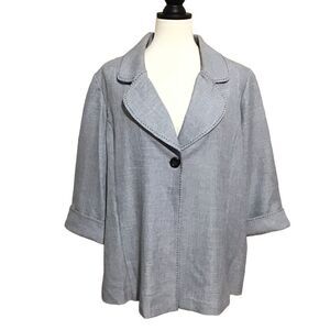 BonWorth Gray Blazer Jacket L‎